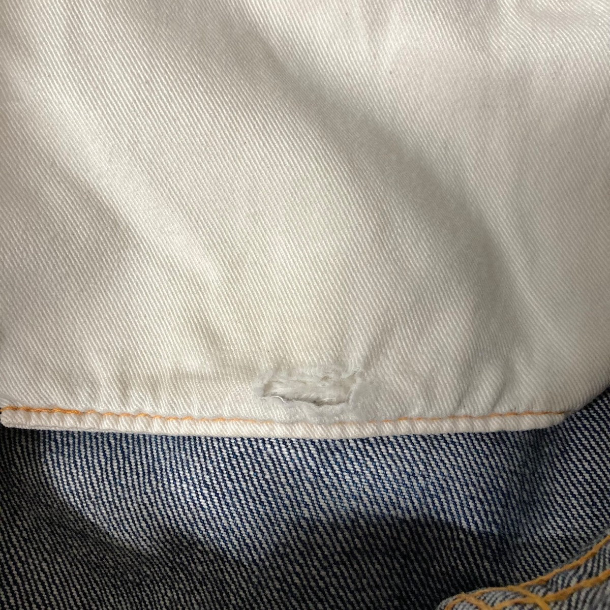 サイズ32 白カモメ 2001 ハーフ セコハン エヴィス エビス EVISU - サイズ32 黄カモメ 2700 ハーフ ショート エヴィス