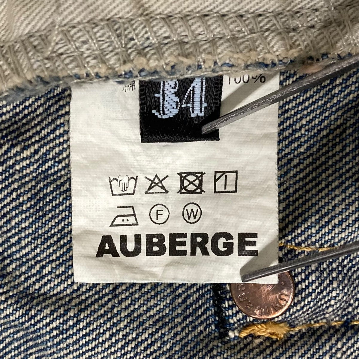 AUBERGE(オーベルジュ) MARLONデニムパンツ インディゴ サイズ