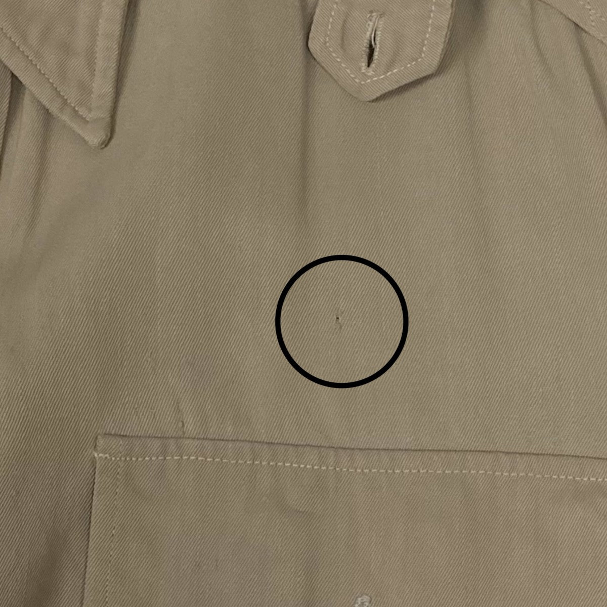 MILITARY ミリタリー カジュアルシャツ M ベージュ 【古着】【中古】【送料無料】 XL/古着 長袖 ビンテージ ミリタリー シャツ メンズ 60s マチ付き