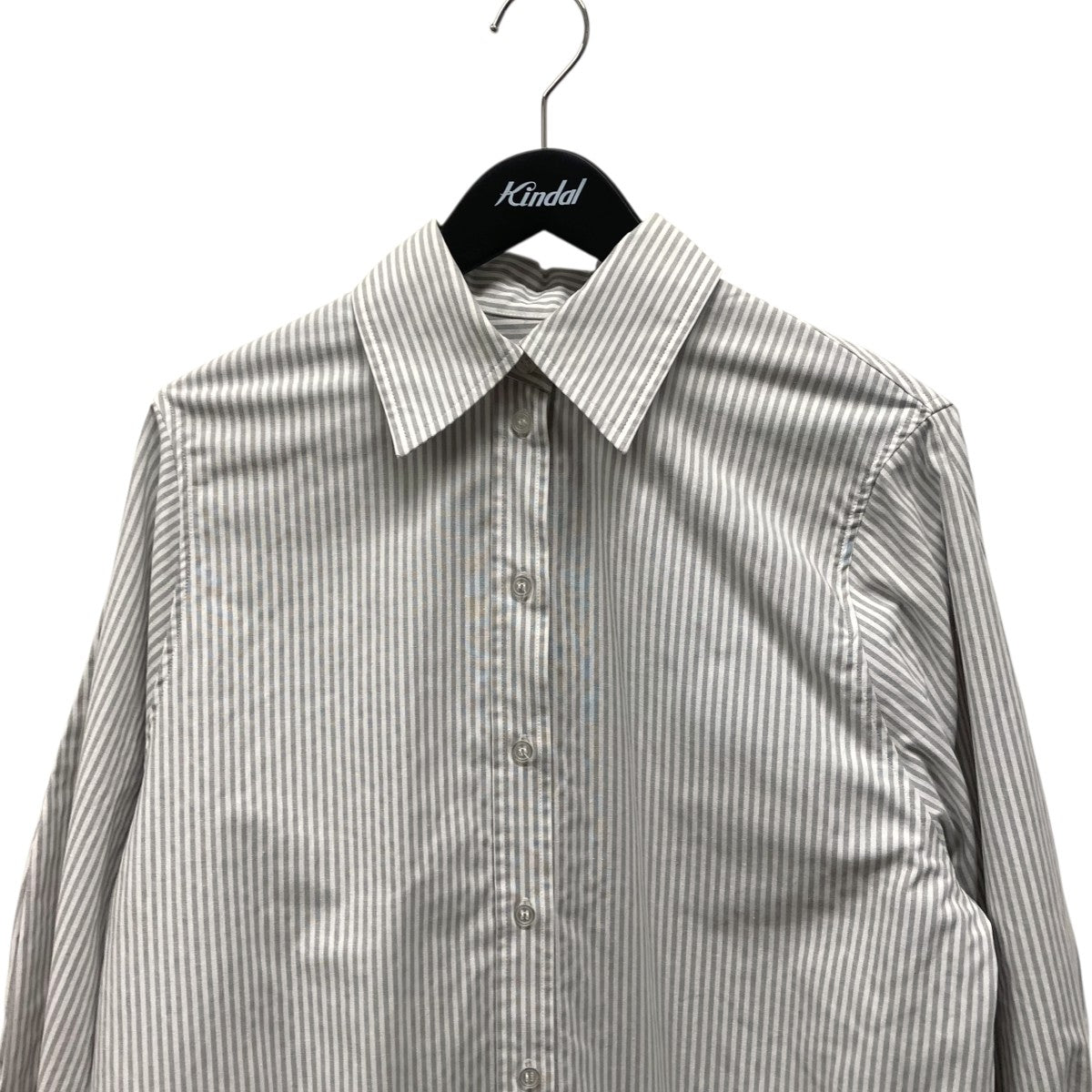 ジプソフィア Gypsohila Stripe Robe Shirt ストライプシャツ GPCF-103 グレー×ホワイト サイズ：Free Gypsohila(ジプソフィア) Stripe Robe Shirtストライプシャツ
