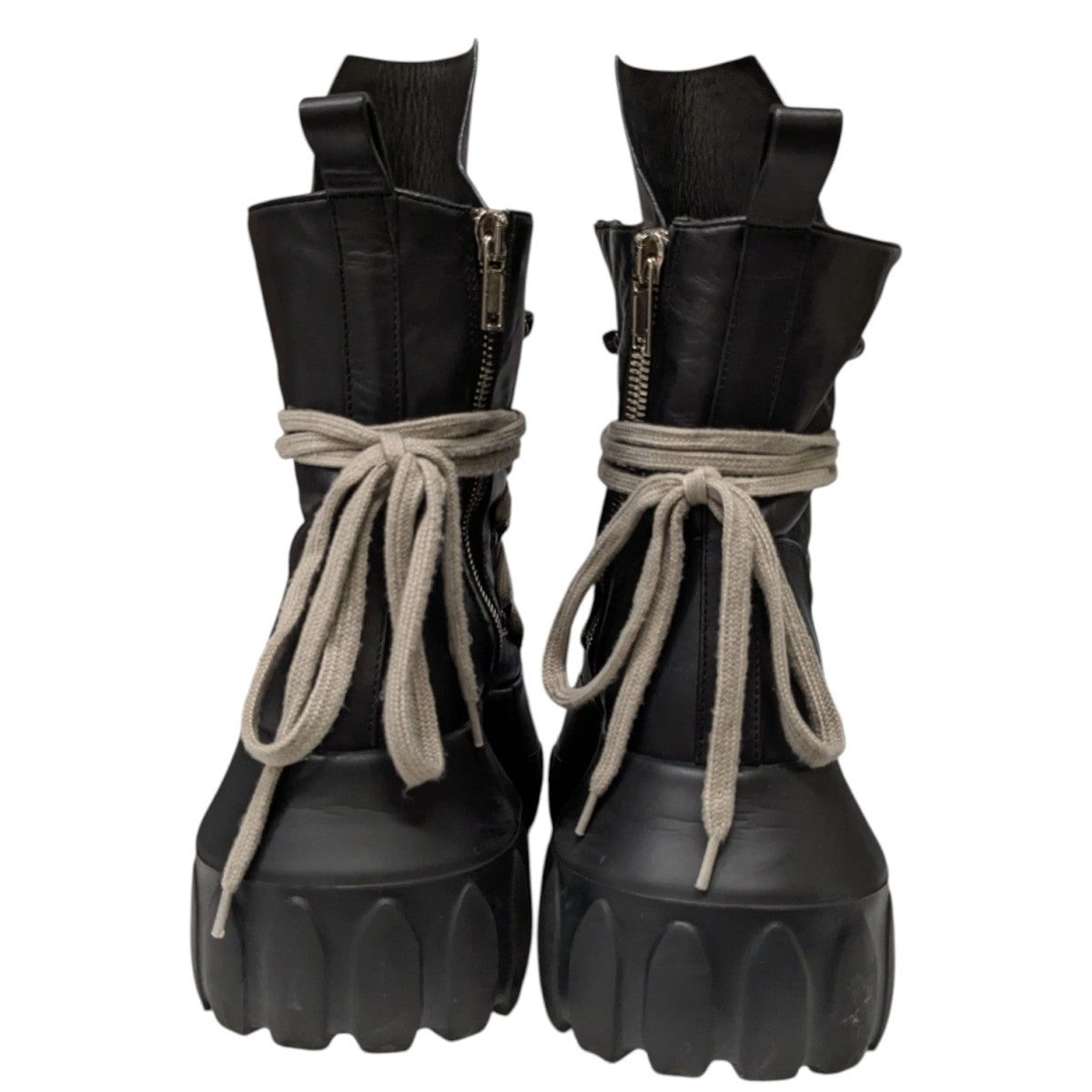 最終値下　Rick Owens Ramones リックオウエンス　ブーツ Rick Owens - リックオウエンス RAMONES ラモーンズレザー