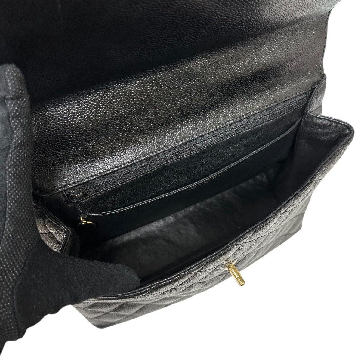 CHANEL(シャネル) マトラッセ キャビアスキンハンドバッグ 7