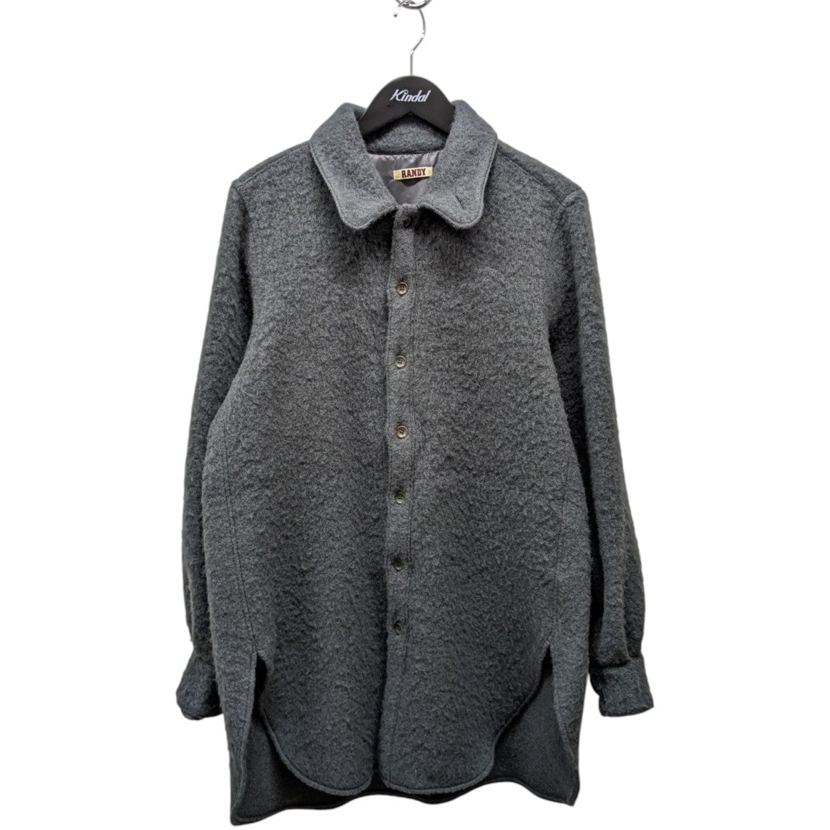 Randy(ランディー) 22AWWALTER LONG SHIRTシャツジャケット グレー