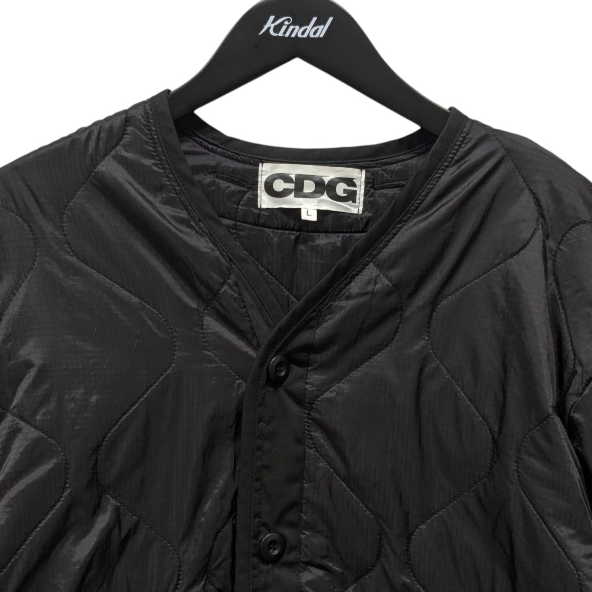 CDG×ALPHA キルティングジャケットSB-J001 SB-J001 ブラック サイズ L