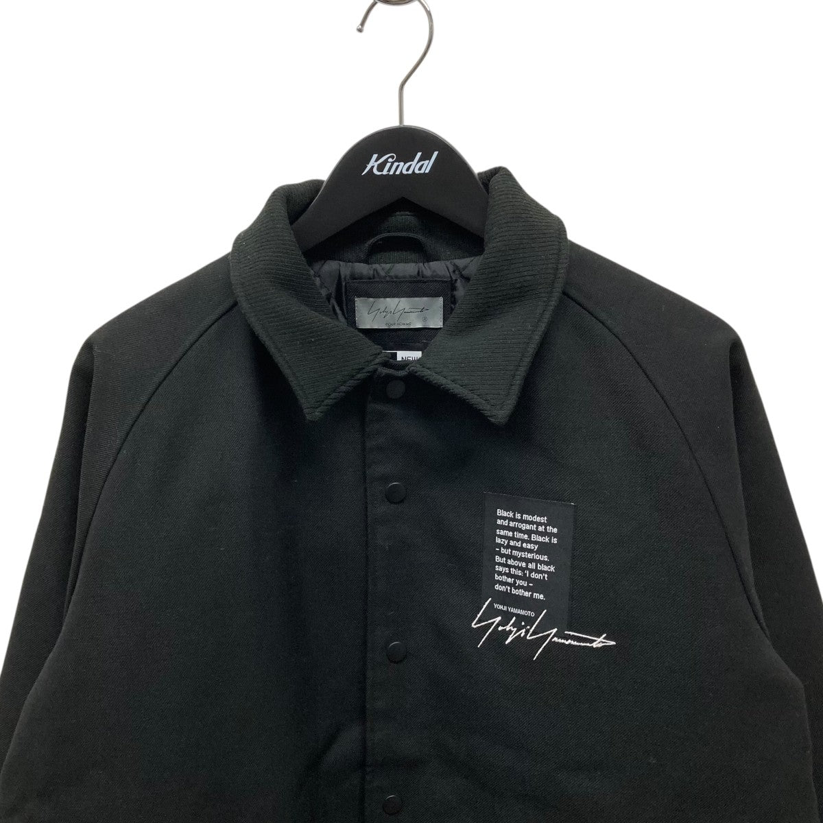 Yohji Yamamoto pour homme×New Era W COACH JKT YY L中綿ジャケットHE