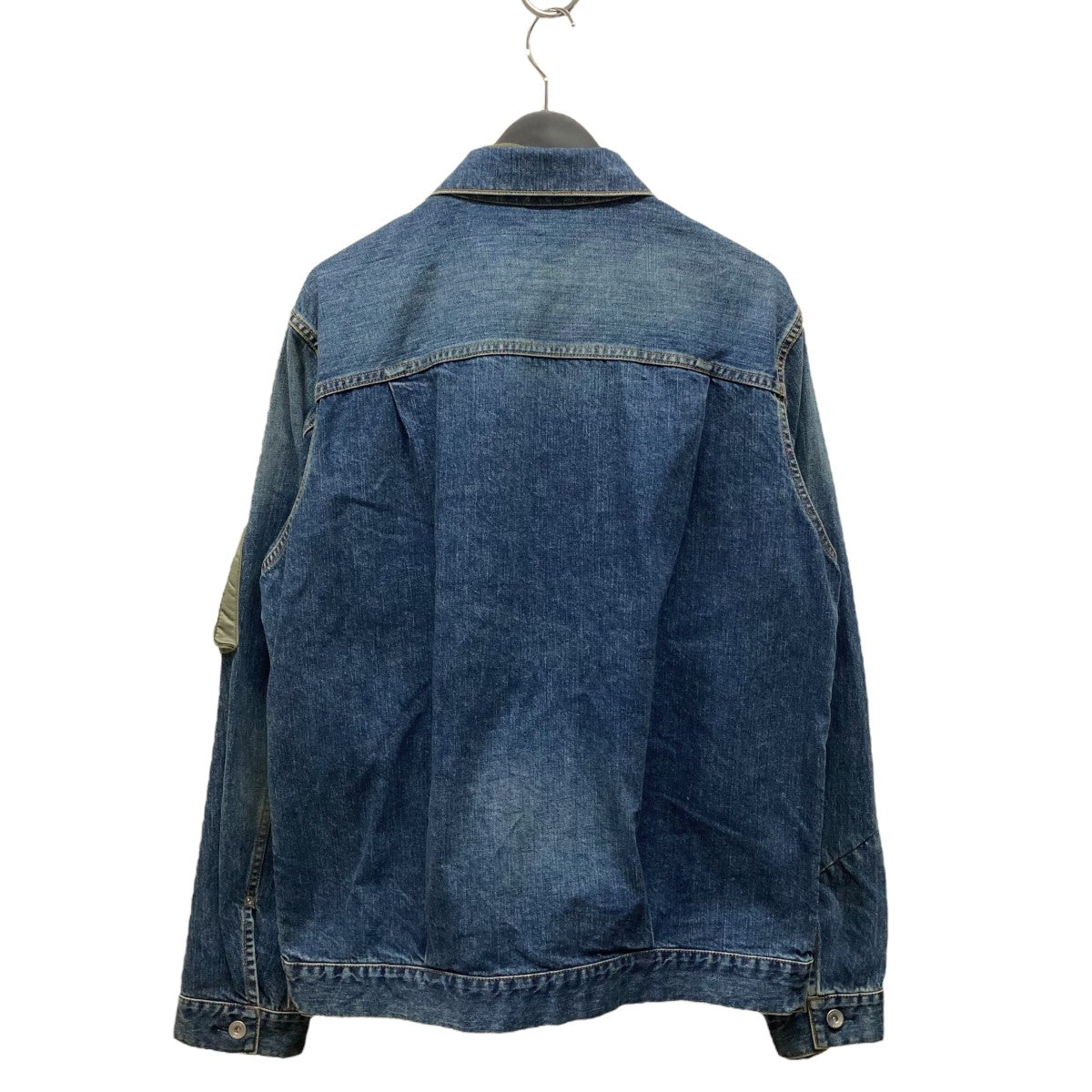 sacai サカイ　デニム　ボア　ジャケット sacai(サカイ) 22AWFaux Shearling Nylon Twill Blousonボア