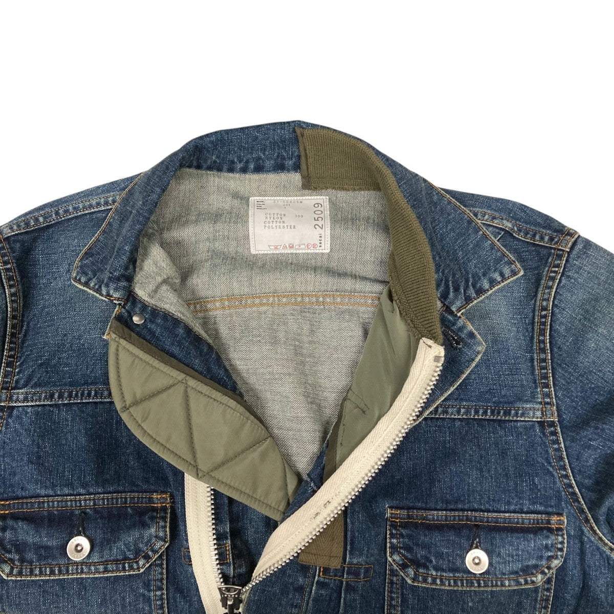 sacai(サカイ) デニムジャケット21-02509M 21-02509M インディゴ