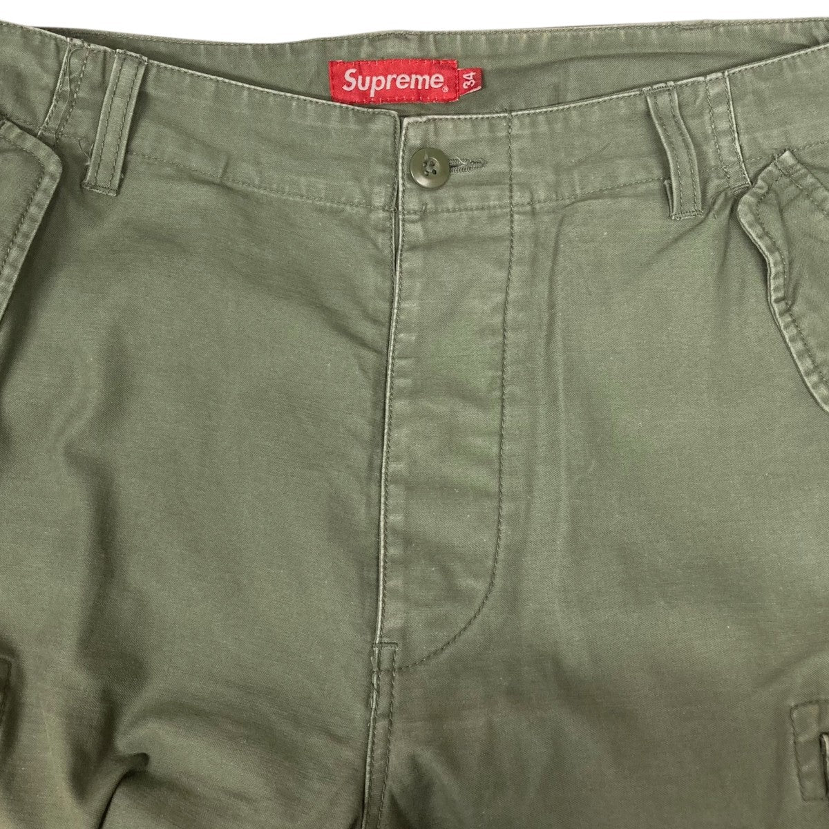 Supreme(シュプリーム) カーゴパンツ グリーン サイズ 34