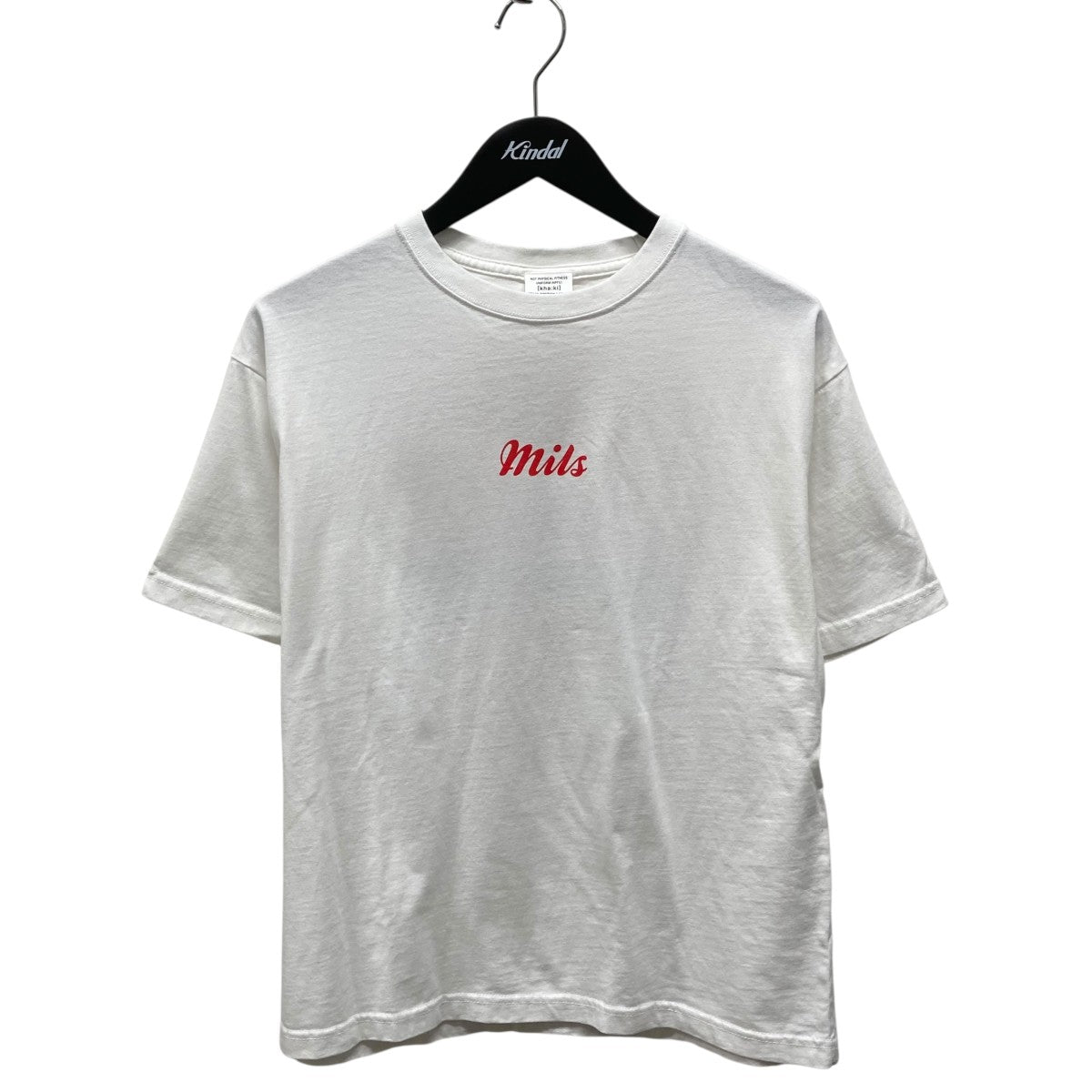 カーキ kha：ki AWESOME CHICE 半袖Tシャツ MIL24SCS3417 ホワイト サイズ：Free kha：ki(カーキ) AWESOME CHICE半袖TシャツMIL24SCS3417