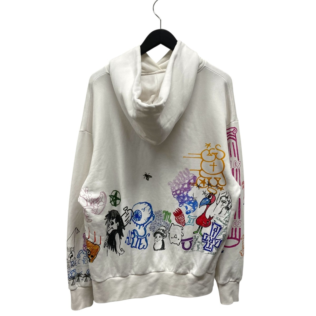 Aries パーカー　Mサイズ ARIES(アリーズ) パーカーSTAR20012 STAR20012 ホワイト サイズ