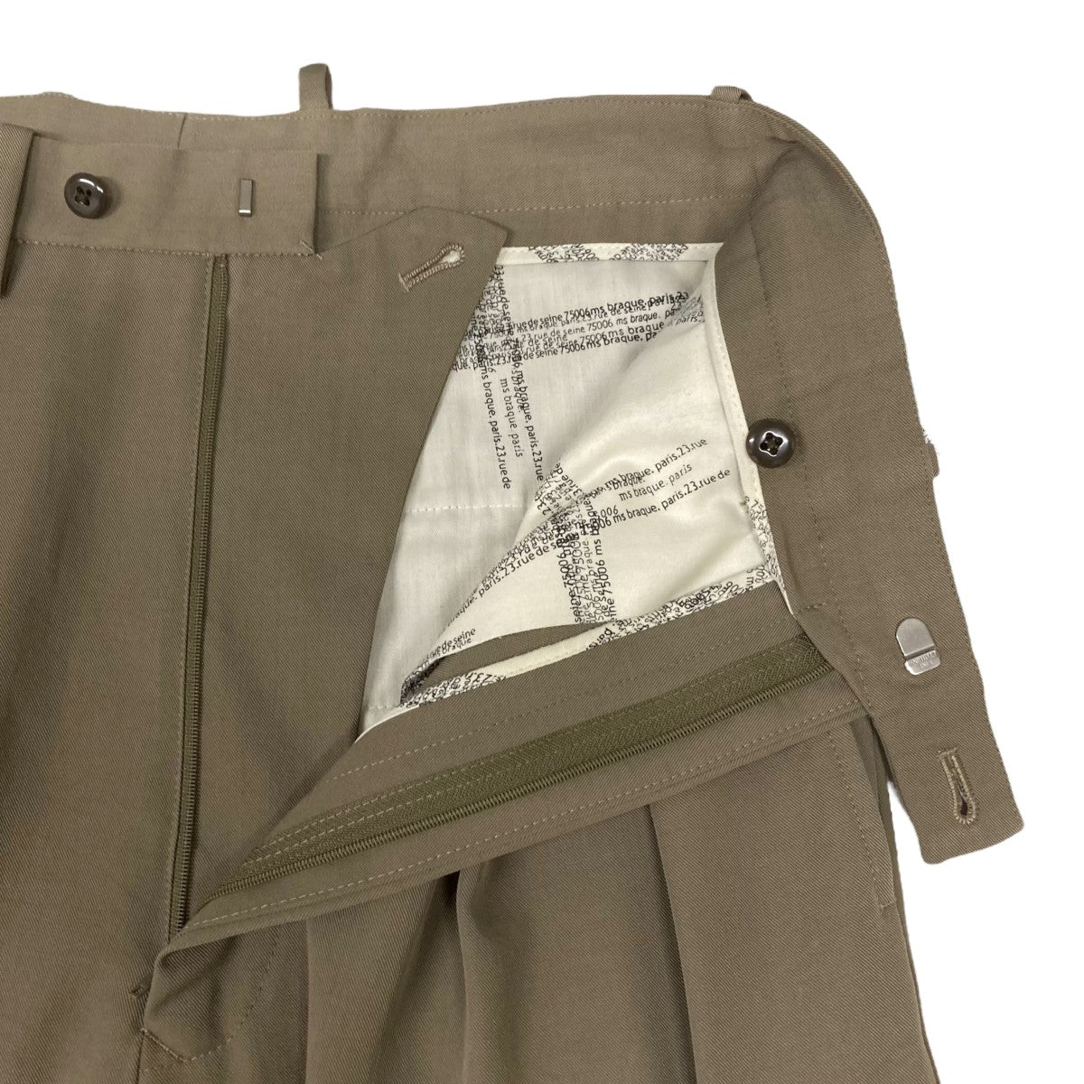 新品 m‘s braque TUCKEDWIDE PANTS エムズブラック m's braque【エムズ ブラック】正規取り扱い店、通販可能 ON