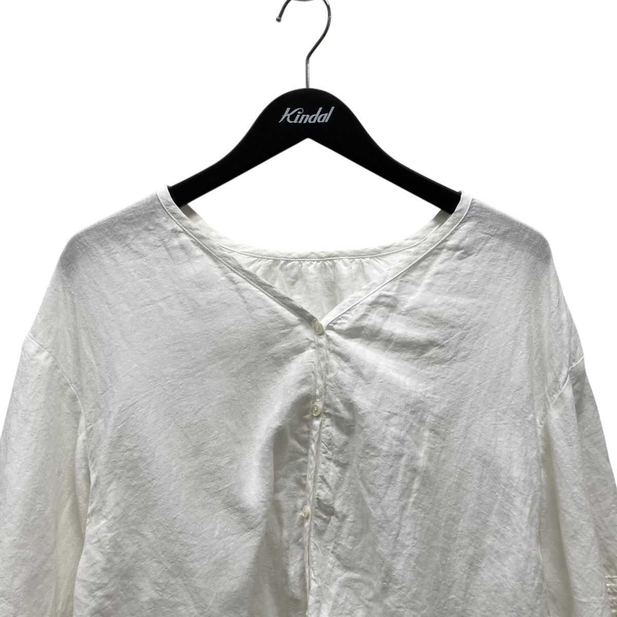 nest Robe 25SSリネンレーススリーブ半袖ブラウス01252-1145 古着・中古-3枚目のアイテム画像