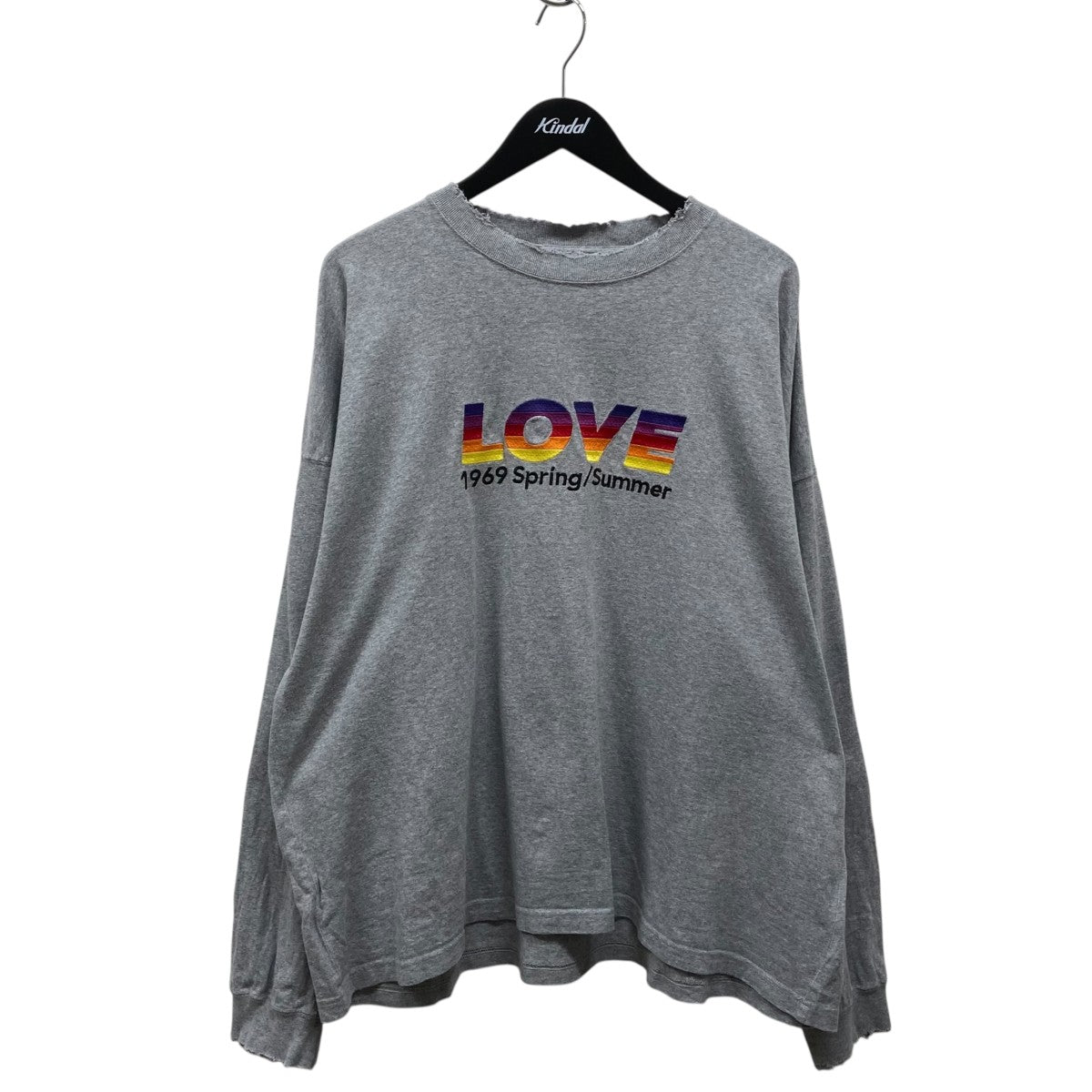 DAIRIKU(ダイリク) LOVE Vintage L S Tee長袖Tシャツ21SS C-4