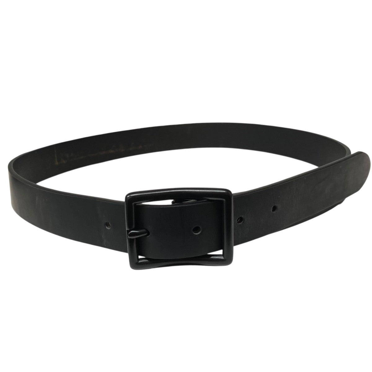 ベルト　ブラック　100全長約115cm　（はな） yohji yamamoto - pour homme | 30mmプレーンベルト (メンズ