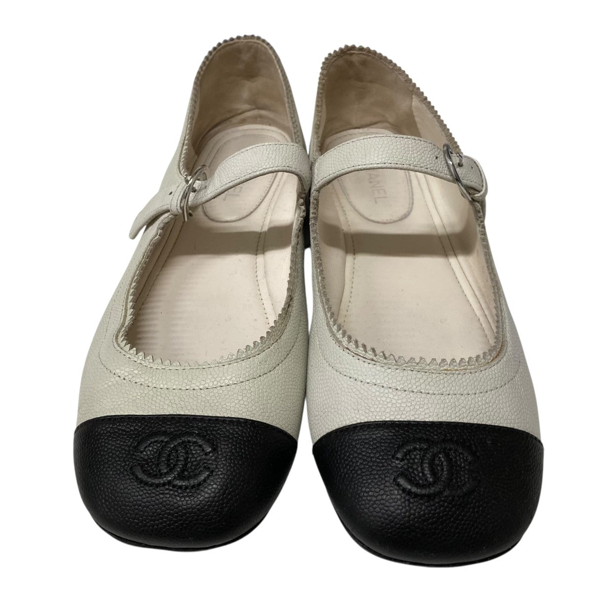 CHANEL メリージェーン バレーシューズ 37 CHANEL(シャネル) メリージェーン ココマークバレーシューズ