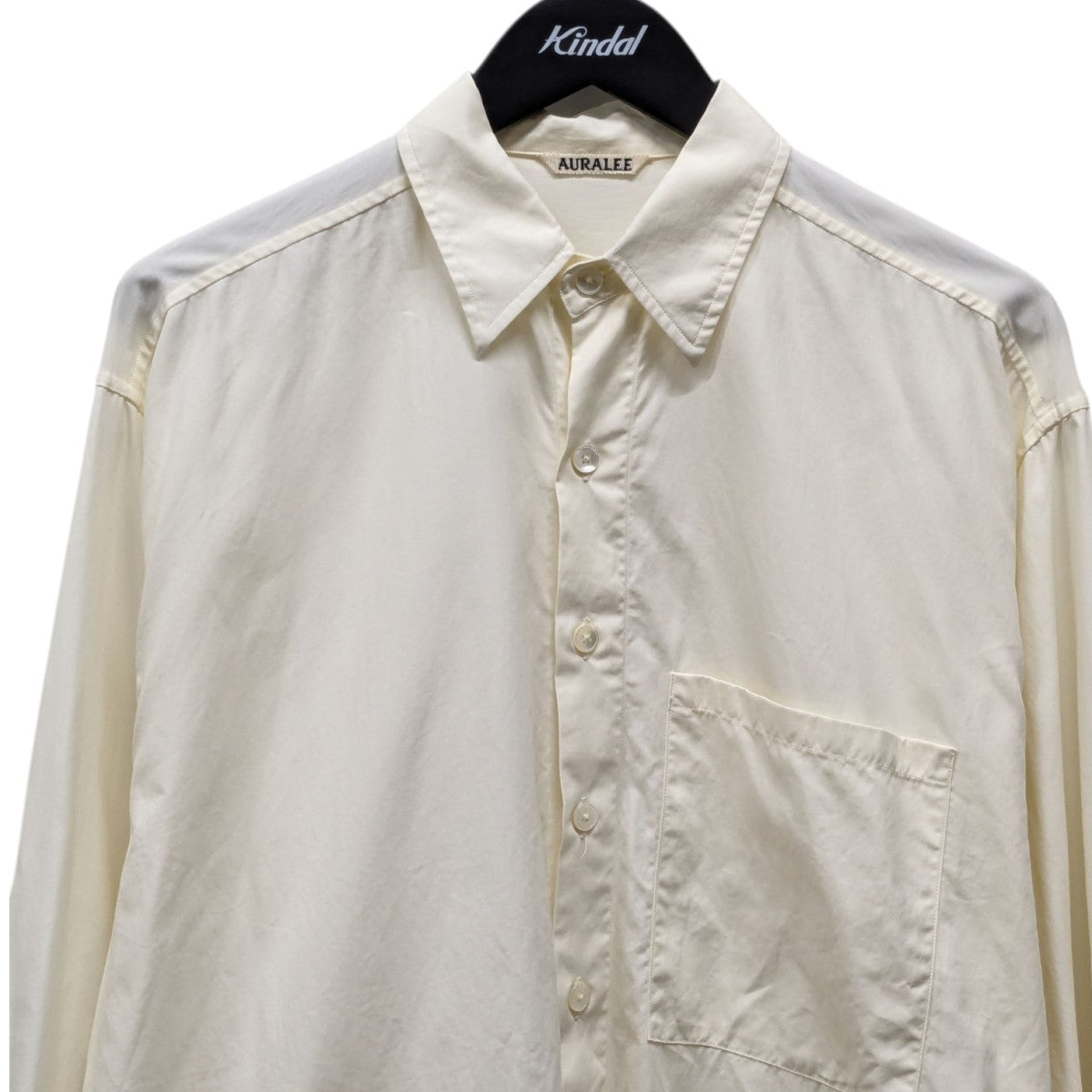 AURALEE(オーラリー) WASHED FINX TWILL BIG SHIRTS長袖シャツ