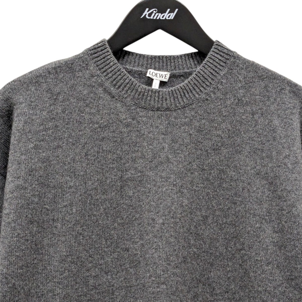 ロエベ　クルーネックニット　セーター　グレー　M ロエベ クルーネックニット セーター グレー M グレー（灰色）系 LOEWE