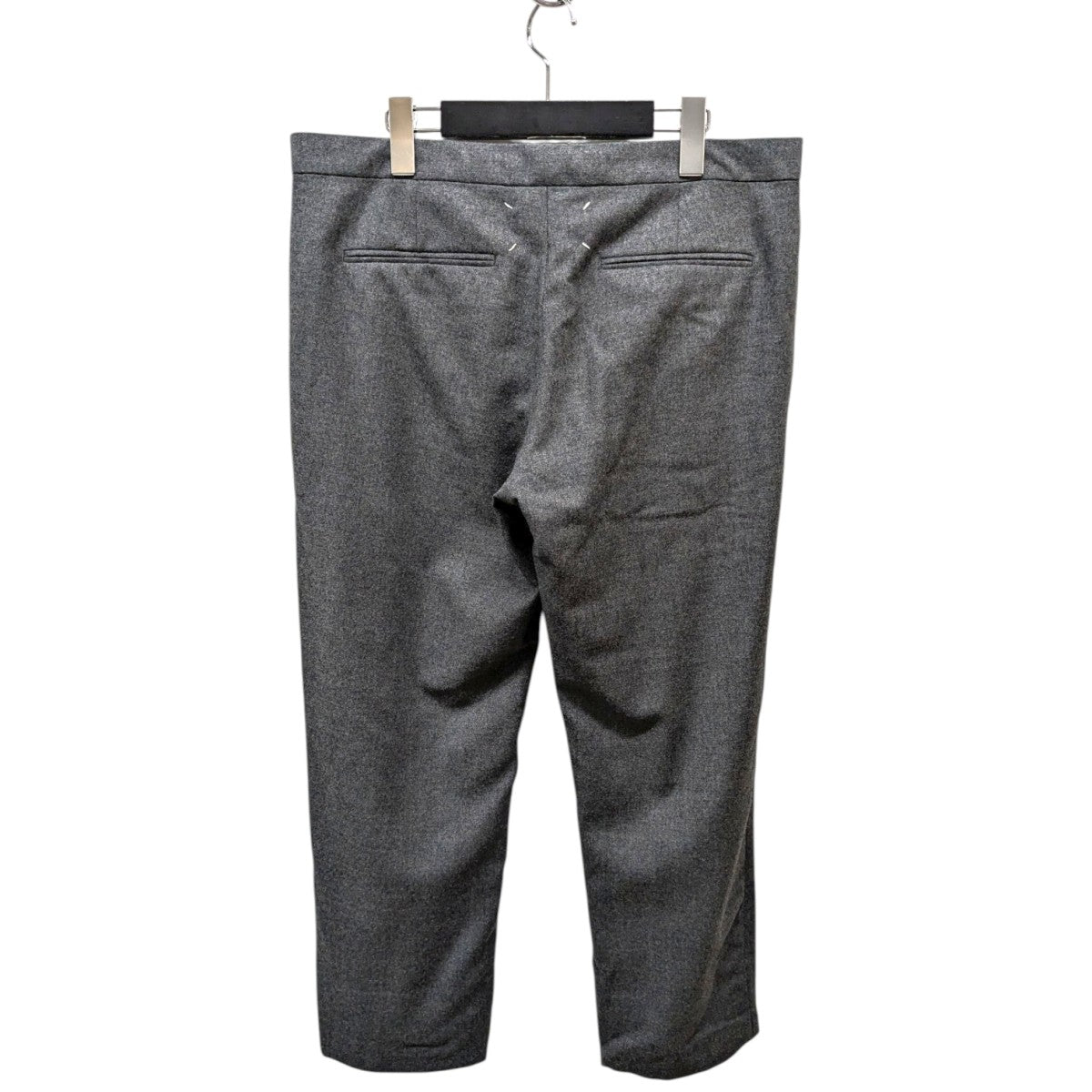 Maison Margiela(メゾンマルジェラ) ウールスラックス ブラック サイズ