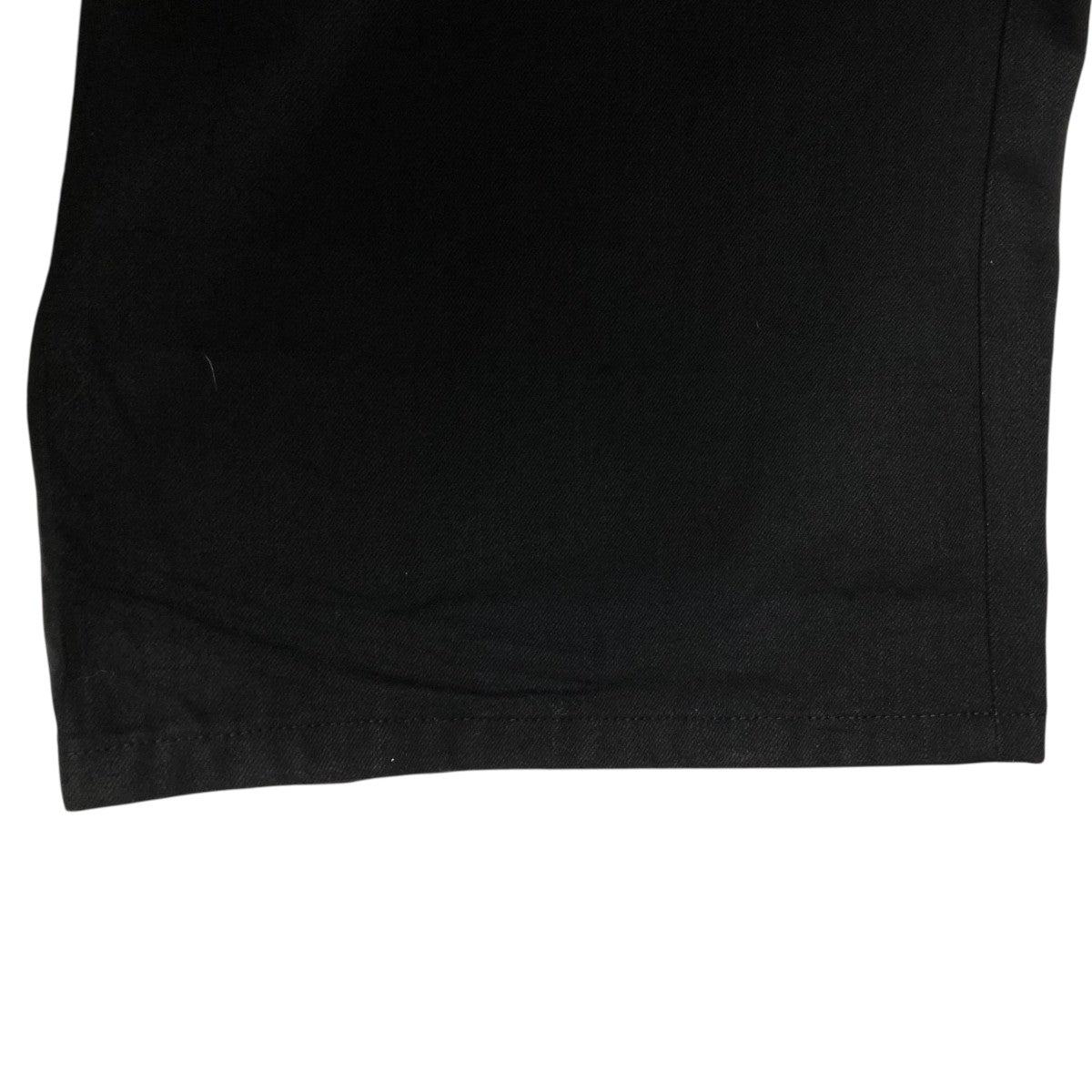 No Faith Studios 黒ジーンズ ワイドパンツ コットン素材 NO/FAITH STUDIOS ノーフェイス ストゥディオス SS25 RAW DENIM