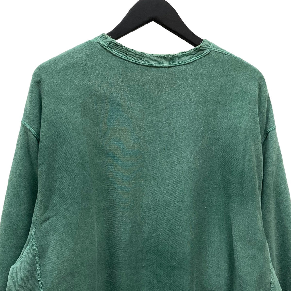 ancellm スウェット　サイズ2 ANCELLM(アンセルム) CRASH UNEVEN OVER SWEAT SHIRTダメージ