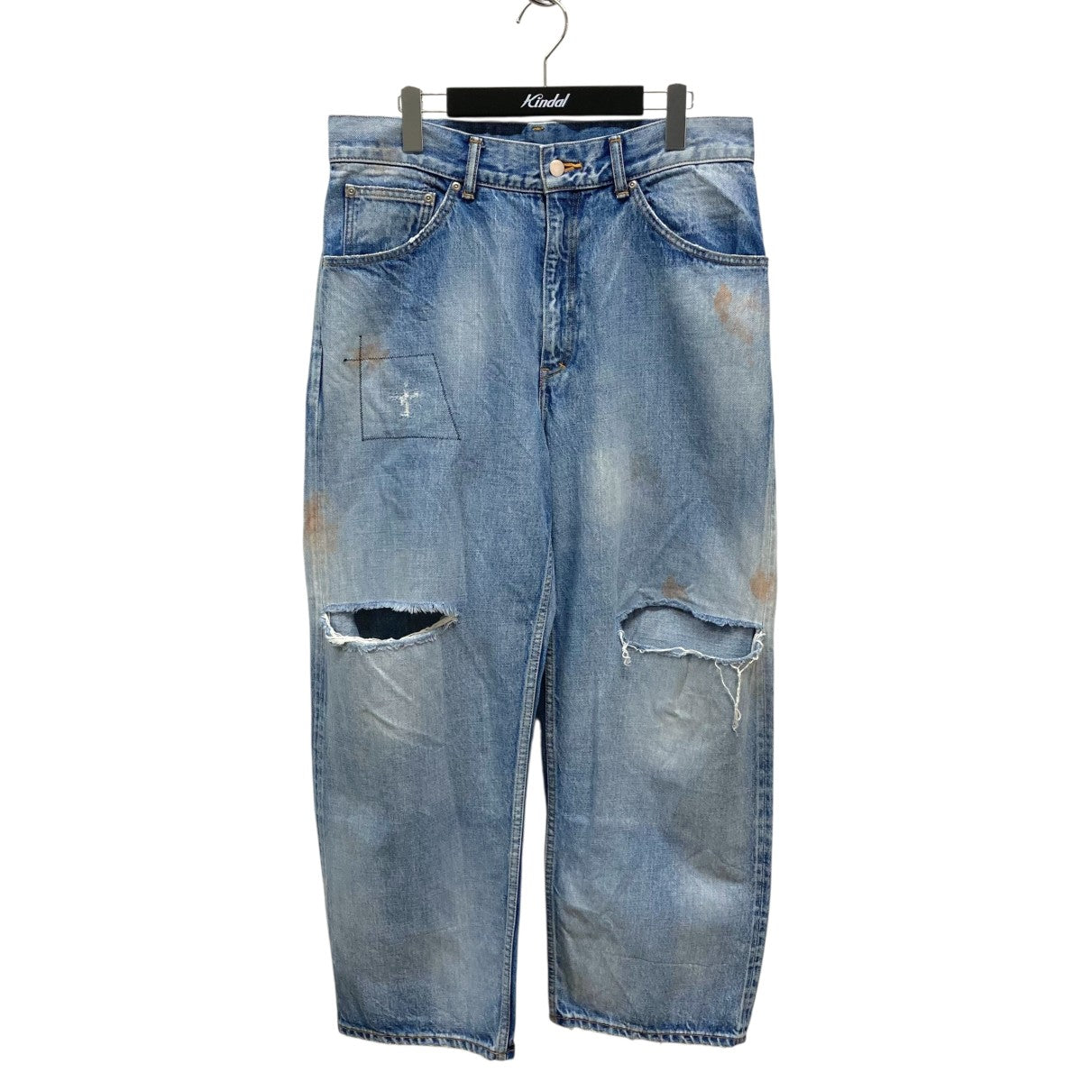 ANCELLM(アンセルム) AGING LOOSE TAPERED PANTSデニムパンツ