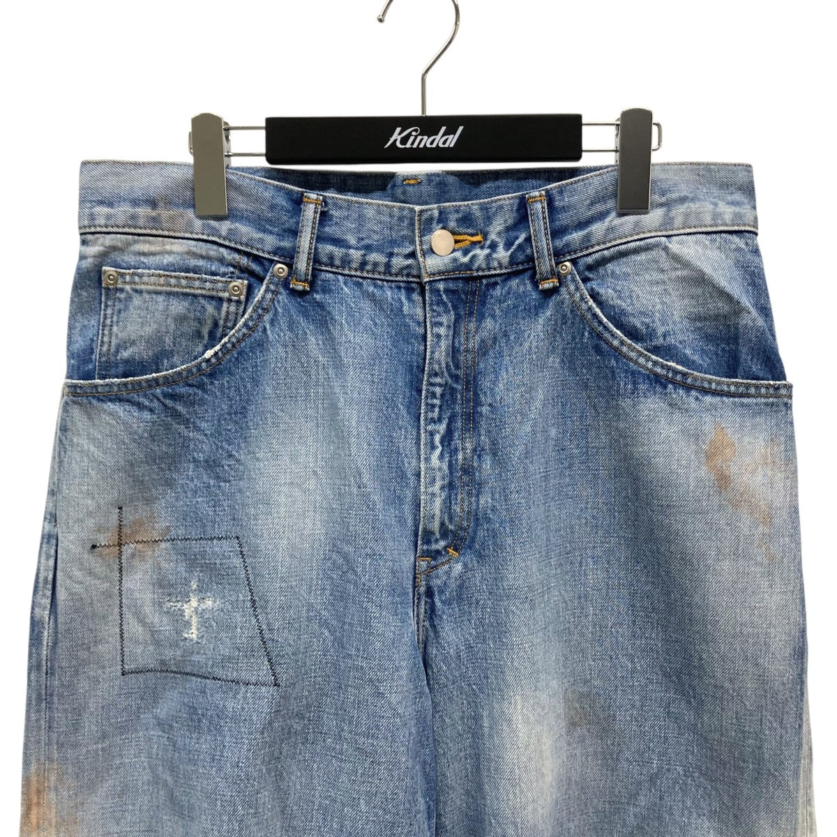 ANCELLM(アンセルム) AGING LOOSE TAPERED PANTSデニムパンツ