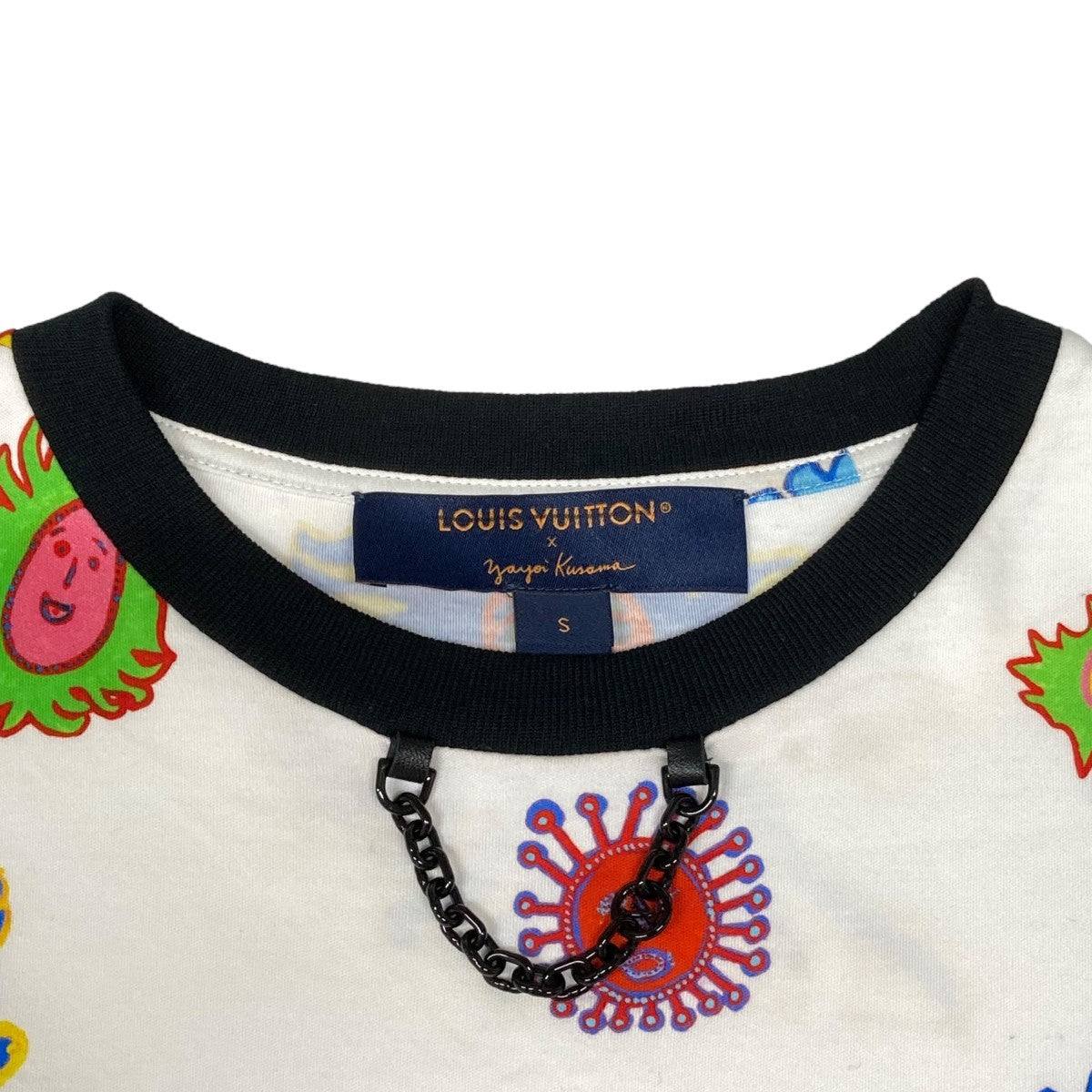 ルイヴィトン LOUIS VUITTON ×Yayoi Kusama 半袖カットソー RW232J VD9 FOTS16 マルチ サイズ：S LOUIS VUITTON(ルイヴィトン) ×Yayoi Kusama半袖カットソー
