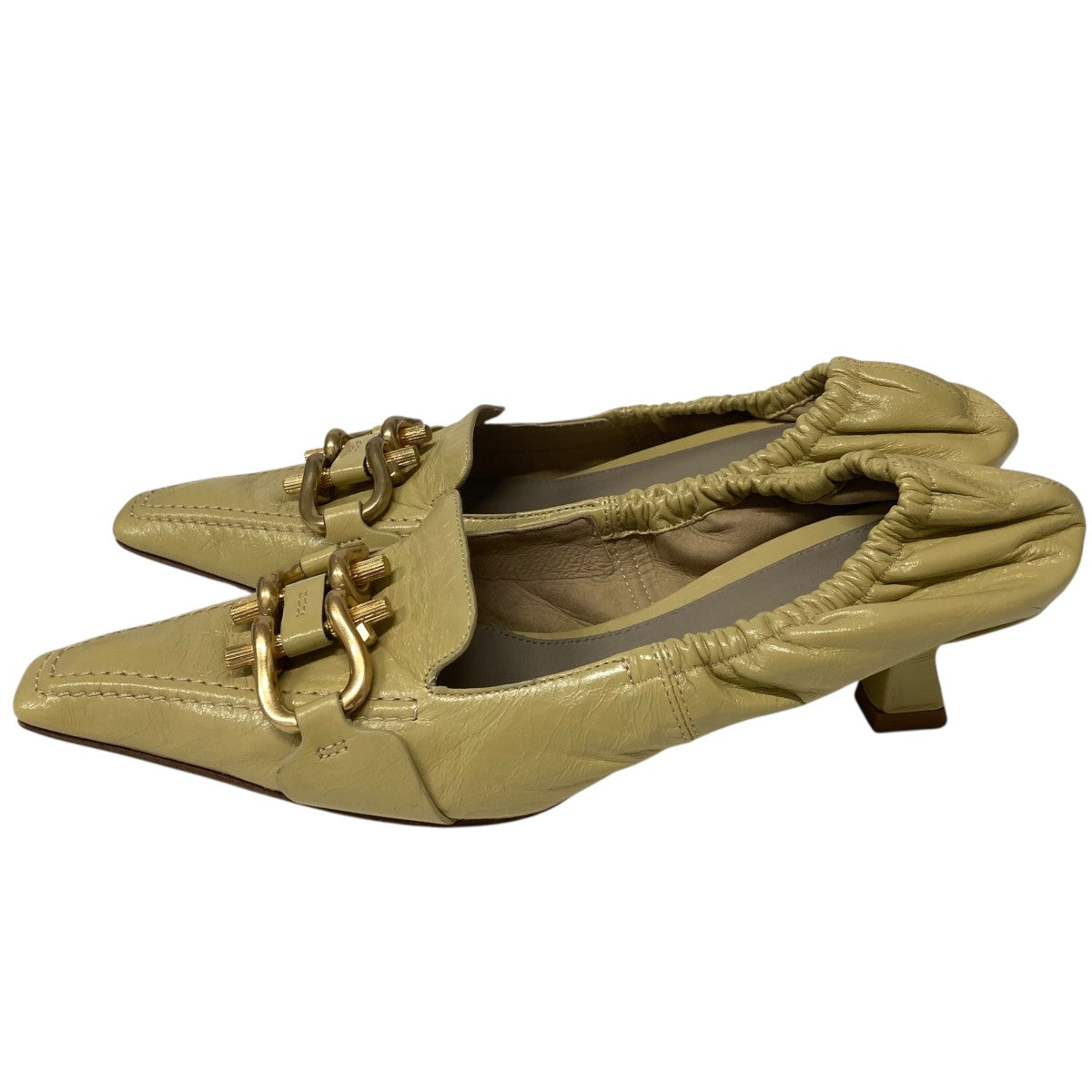 k_h　ボッテガヴェネタ スクエアトゥパンプス　パイソン　38.5 k_h ボッテガヴェネタ スクエアトゥパンプス パイソン 38.5 k_h