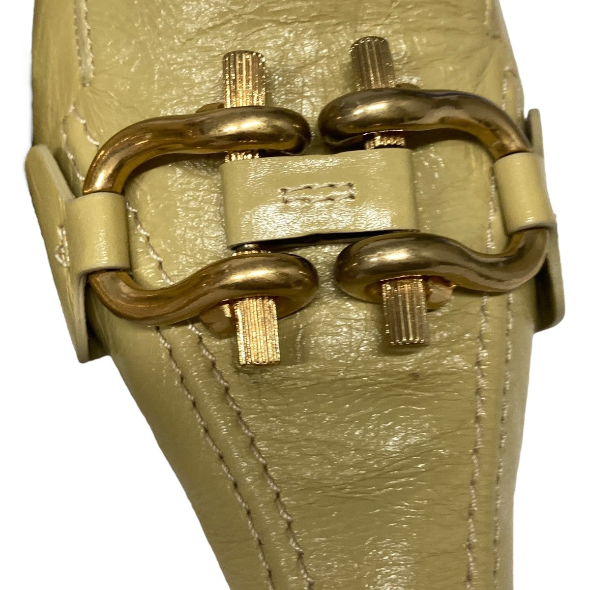 新品未使用 ボッテガべネタ Bottega Veneta ベージュ パンプス BOTTEGA VENETA(ボッテガヴェネタ) ポインテッドスクエアトゥパンプス