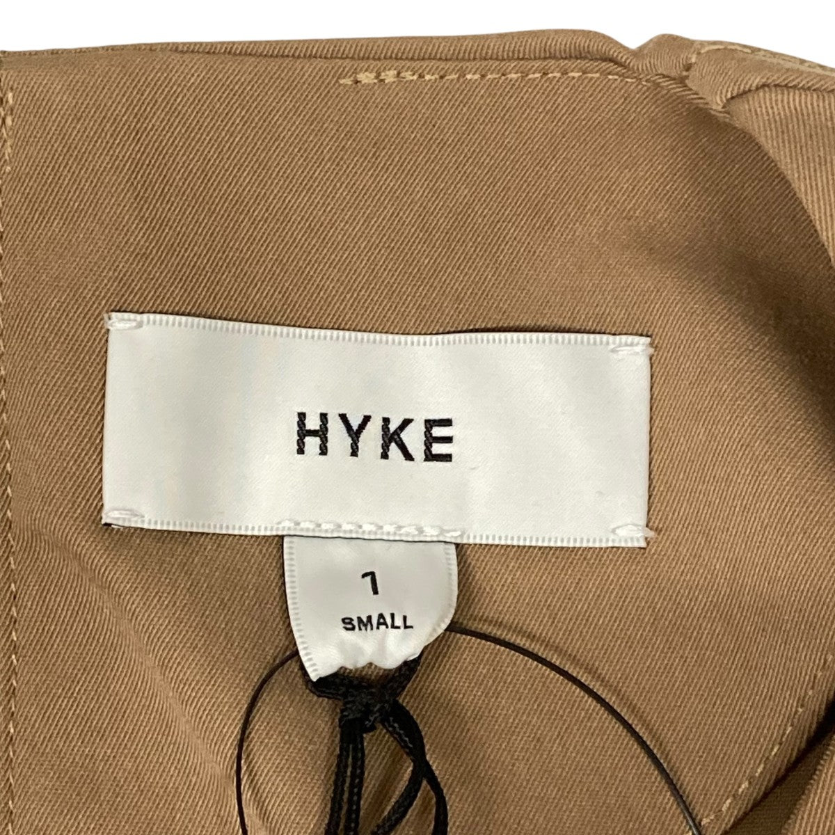 HYKE(ハイク) TASLAN TWILL SLEEVELESS TOPノースリーブブラウス