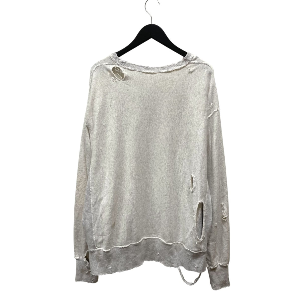 ANCELLM(アンセルム) AN M CRASH CREWNECK SWEAT SHIRTダメージ