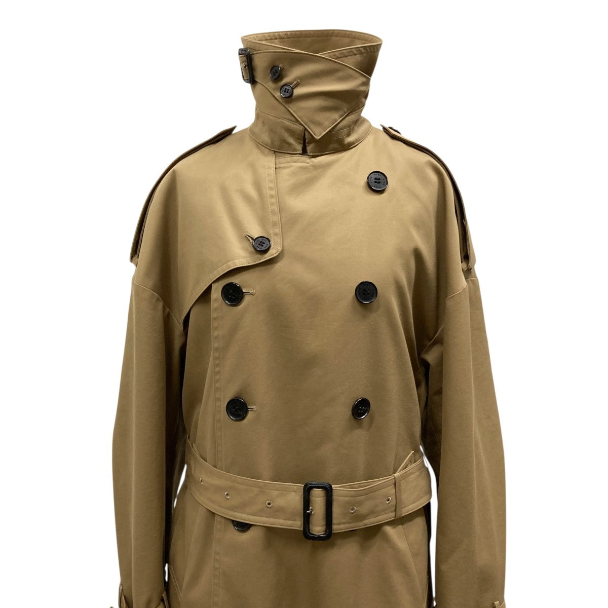ハイク　HYKE トレンチコート ビッグフィット BIGFITサイズ1 ベージュ TRENCH COAT /BIG FIT-トレンチコートビッグフィット-HYKE
