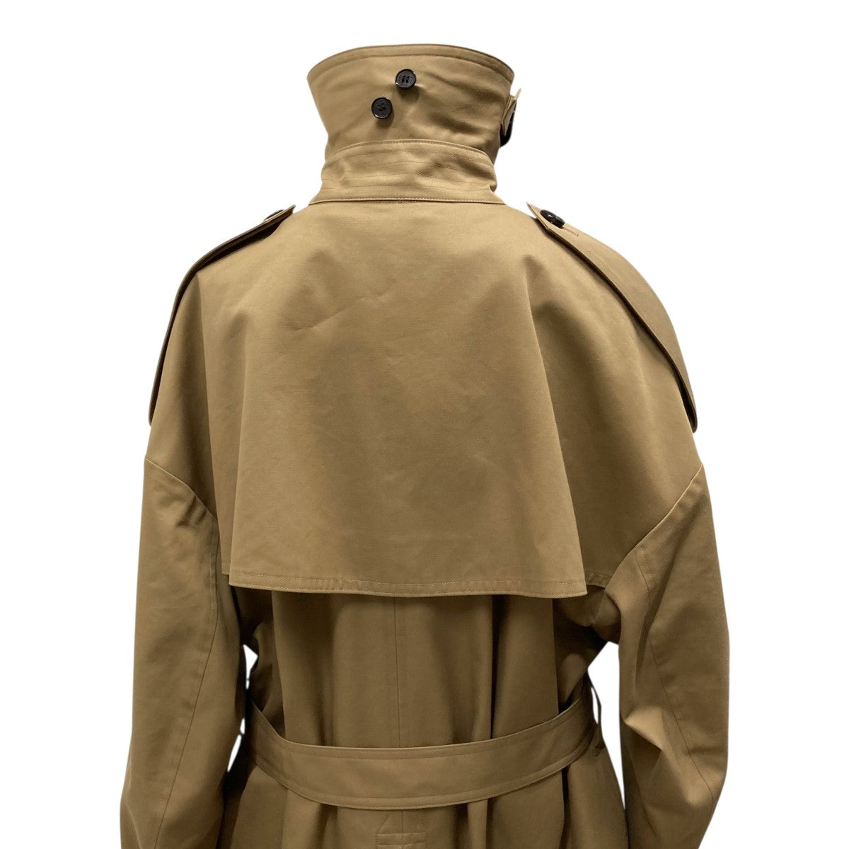 HYKE トレンチコート ビッグフィット ベージュ　サイズ　2 TRENCH COAT /BIG FIT-トレンチコートビッグフィット-HYKE