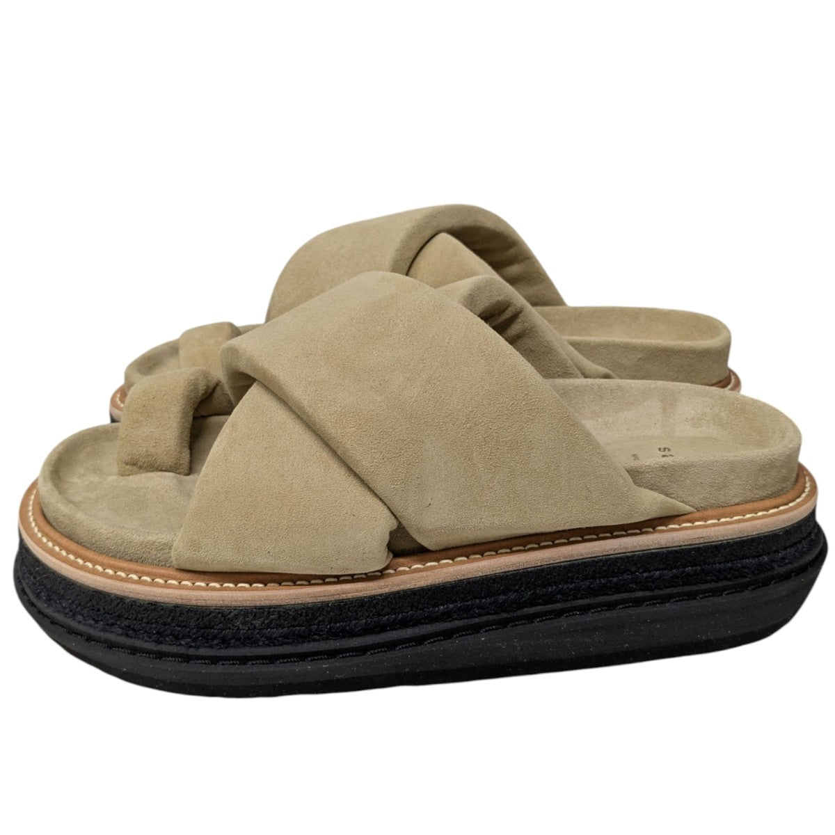 新品　sacai Foam Multiple Sole Sandals サンダル sacai Black Foam Multiple Sole Sandals Sacai