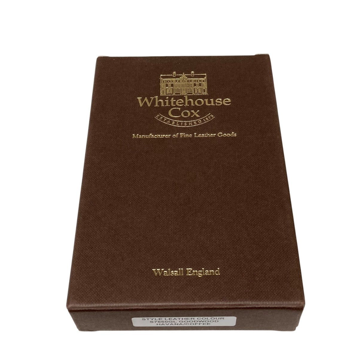 Whitehouse Cox(ホワイトハウスコックス) 2つ折り財布 ブラウン