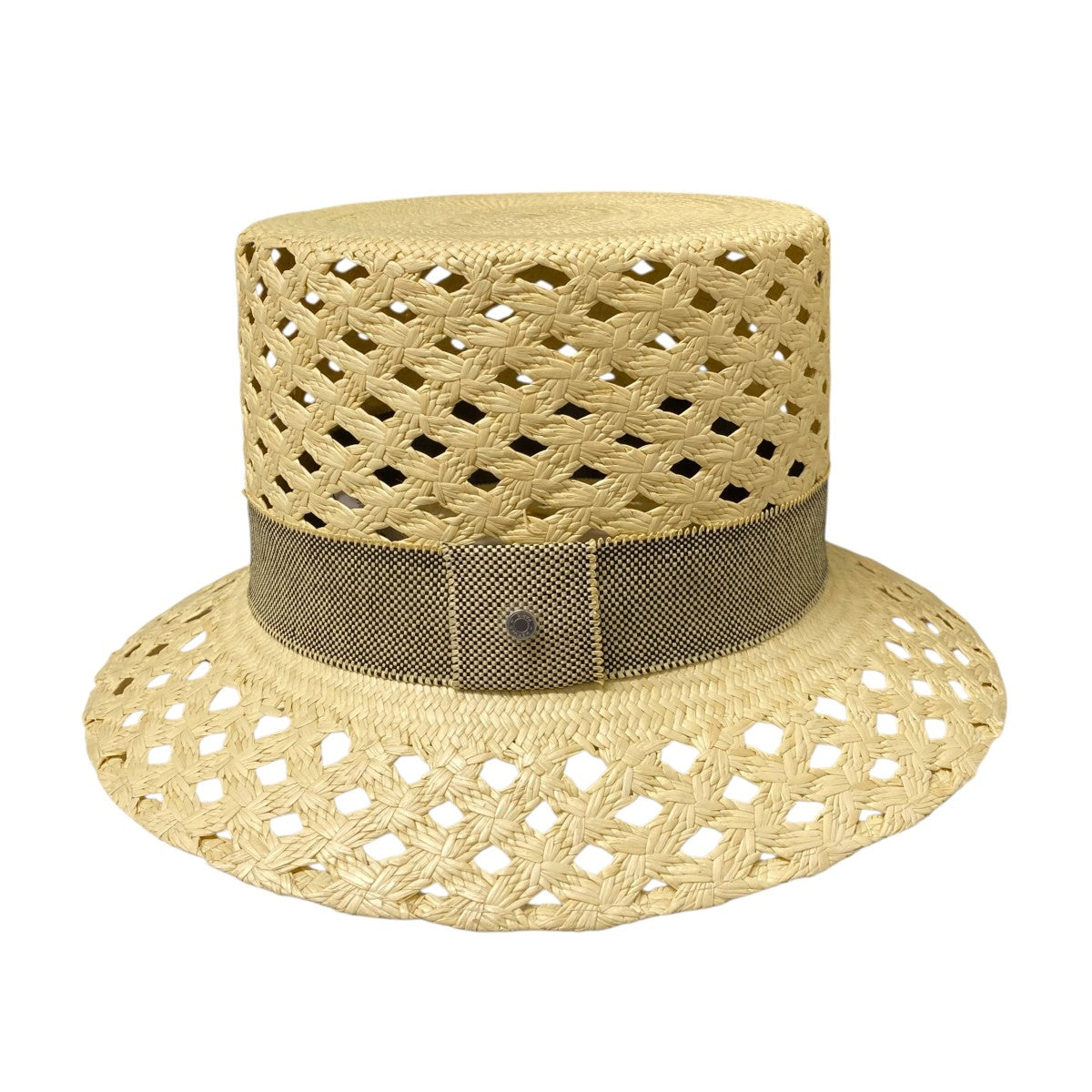HERMES CHAPEAU FEMME ELEONORA PANAMA麦わら帽子221034N 古着・中古-2枚目のアイテム画像