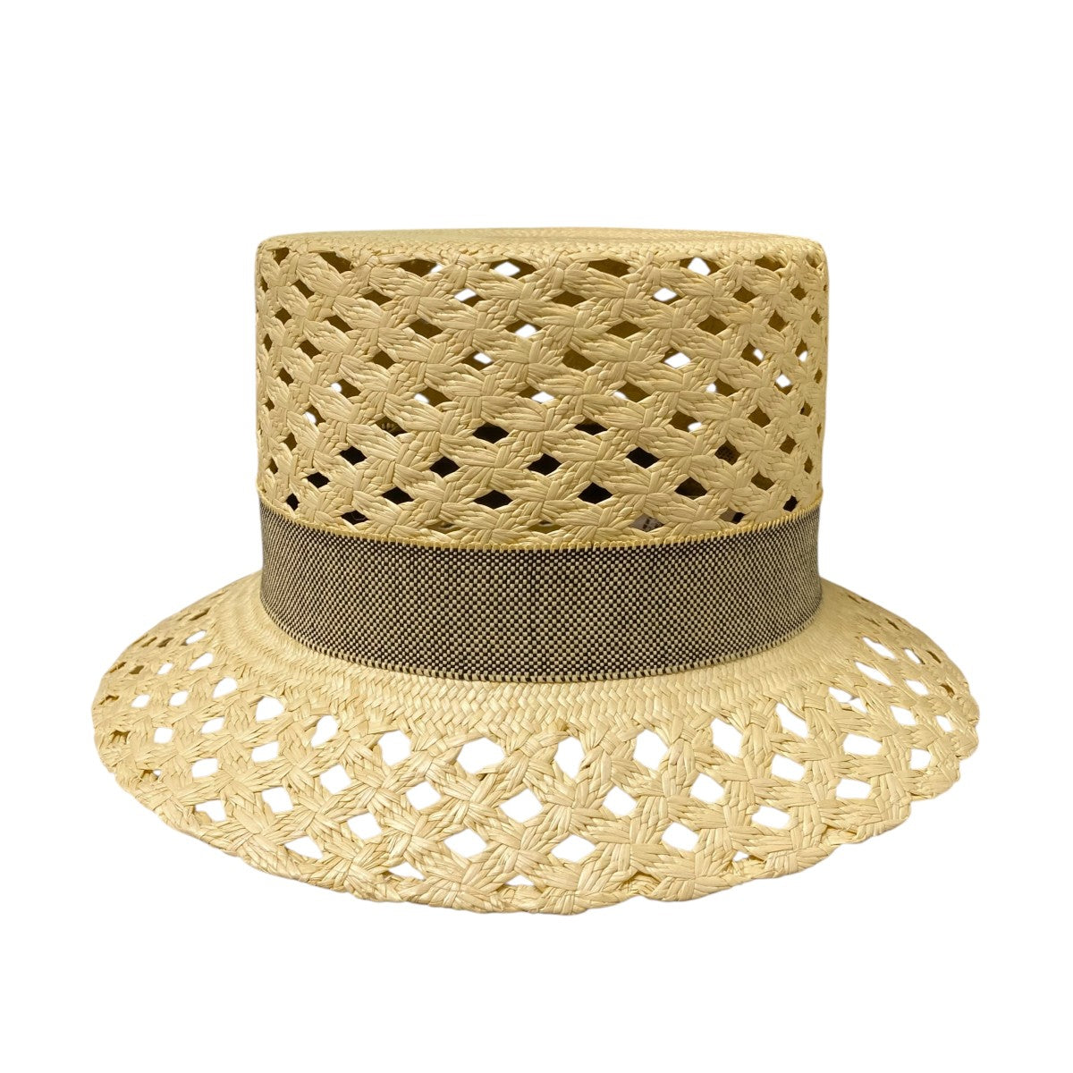 HERMES CHAPEAU FEMME ELEONORA PANAMA麦わら帽子221034N 古着・中古-3枚目のアイテム画像