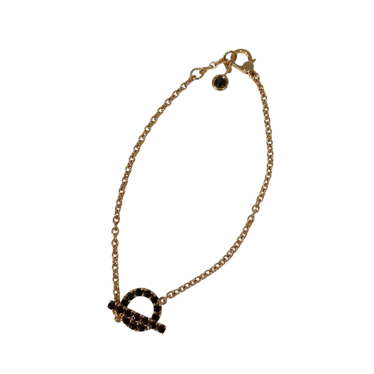 HERMES Finesse Bracelet ブラックスピネルブレスレット 古着・中古-1枚目のアイテム画像