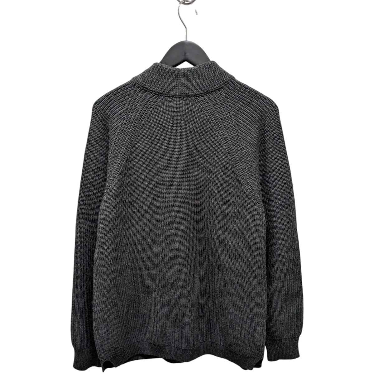 トップス BATONER / DS KNIT BN-24FM-039 BN-24FM-039 SIGNATURE DRIVERS KNIT Charcoal Green | Dresswell