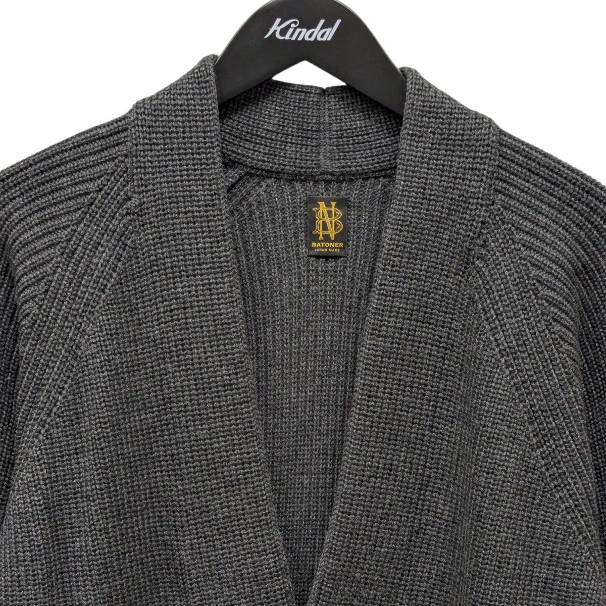 BATONER バトナー シグネチャーショールカラーカーディガン 3 BATONER