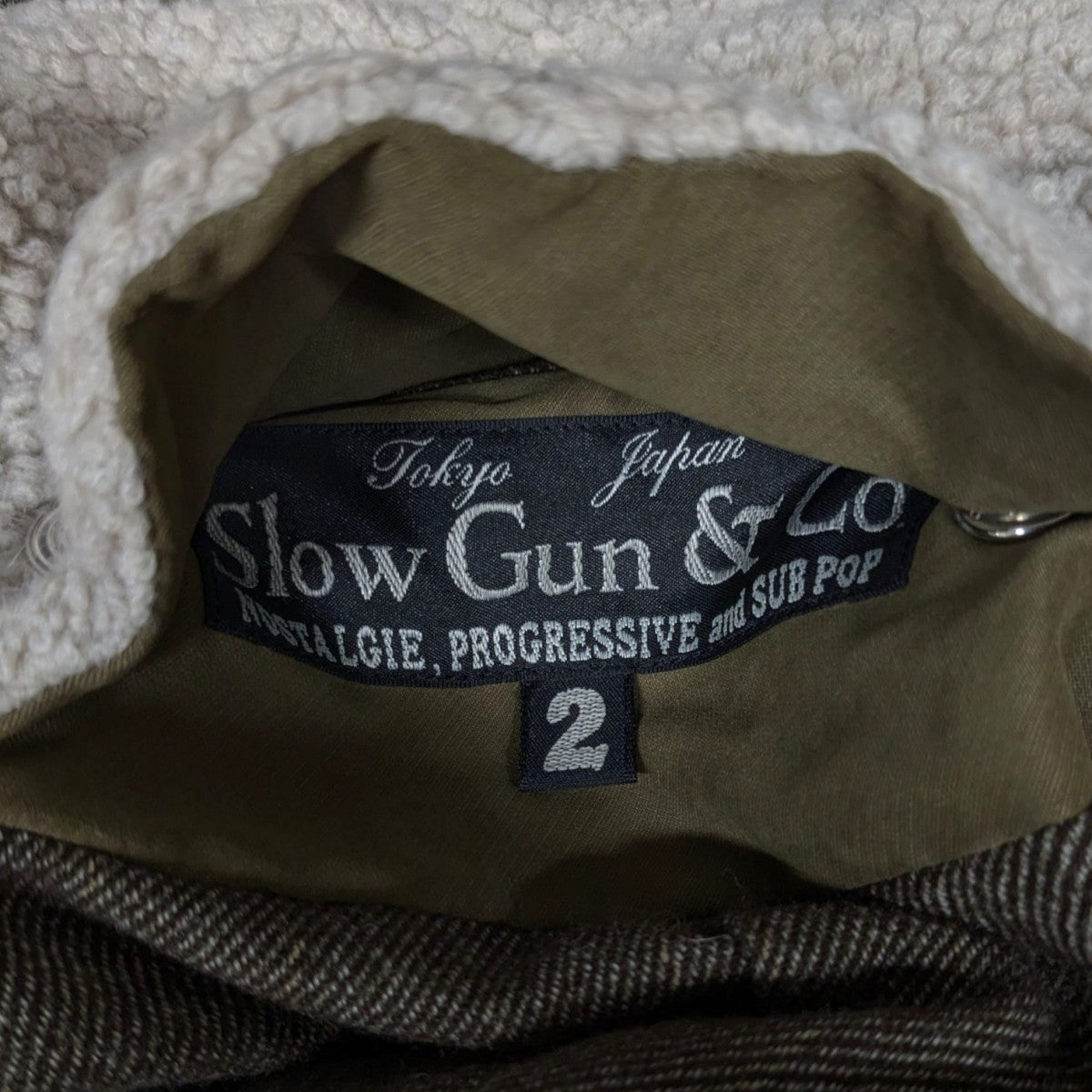 1990s archive 2way slow gun&co モッズコート SLOWGUN(スロウガン) モッズコート オリーブ サイズ 2｜【公式