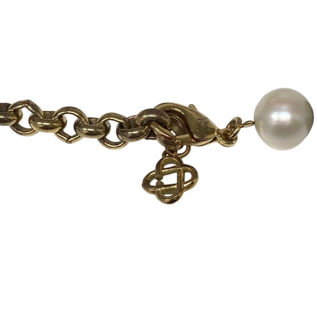 CASABLANCA(カサブランカ) パールネックレス グリーン×ホワイト