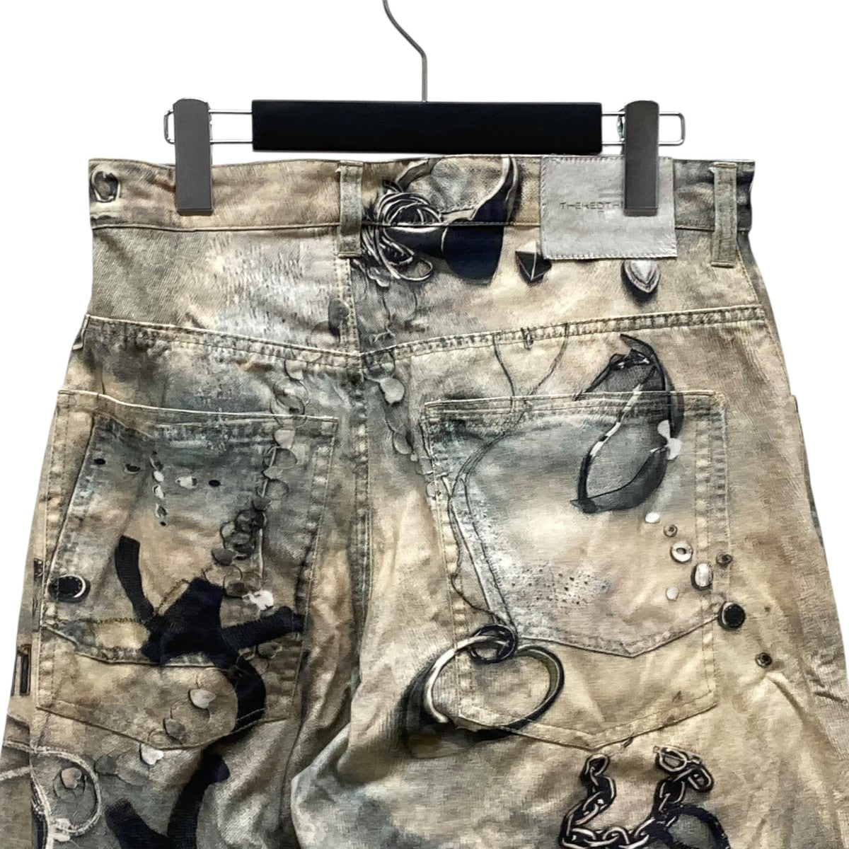 THEREDTHREAD S print denim 1 toysデニムパンツ 古着・中古-4枚目のアイテム画像