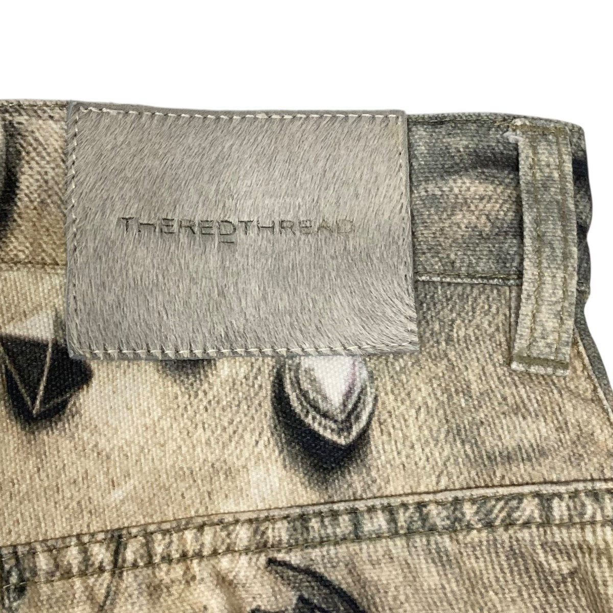 THEREDTHREAD S print denim 1 toysデニムパンツ 古着・中古-6枚目のアイテム画像