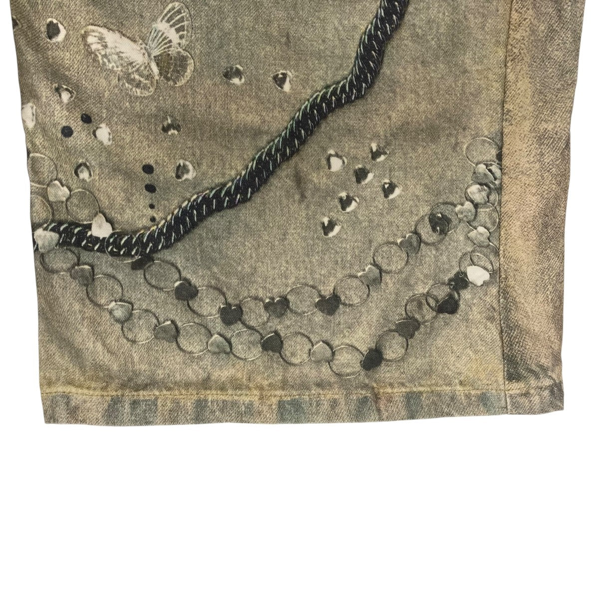 THEREDTHREAD S print denim 1 toysデニムパンツ 古着・中古-7枚目のアイテム画像