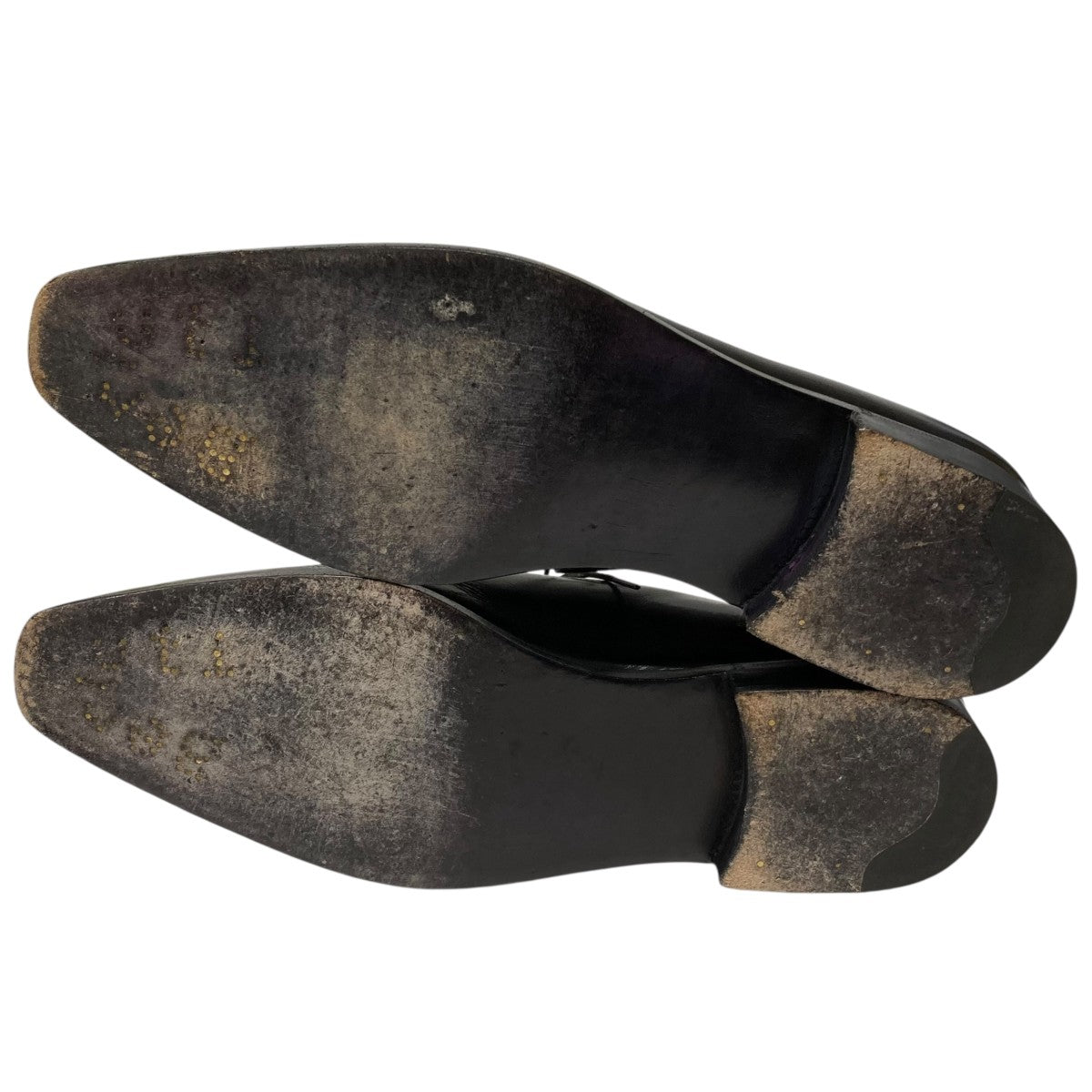【中古】 ベルルッティ 革靴　レザーシューズ Berluti(ベルルッティ) レザーシューズ ブラック サイズ 7 1/2