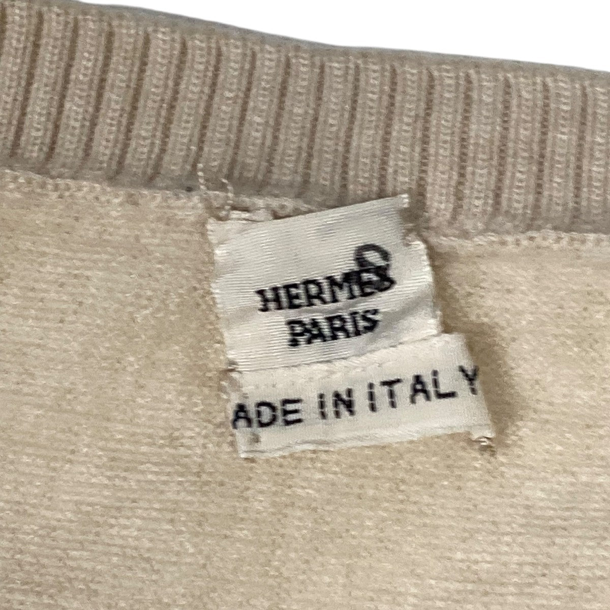 美品❢エルメス　HERMES　ニット　トップス　セーター　ベスト HERMES(エルメス) ニットベスト16-7711 16-7711 アイボリー