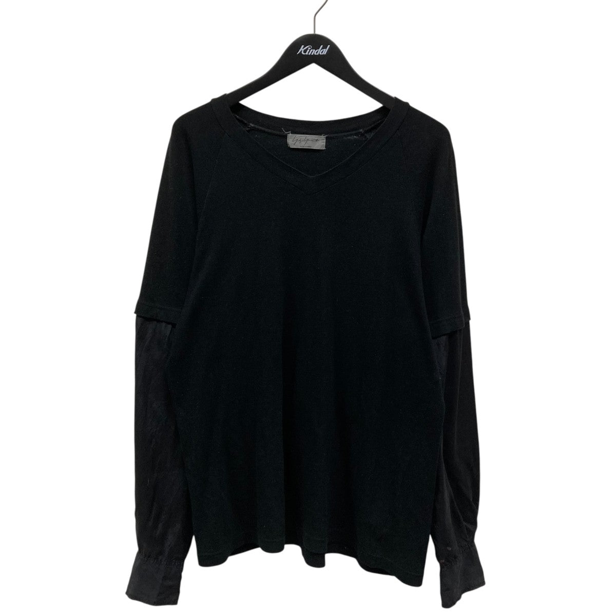 Yohji Yamamoto タイト ボーダー ロングスリーブニット Yohji Yamamoto タイト ボーダー ロングスリーブニット Yohji