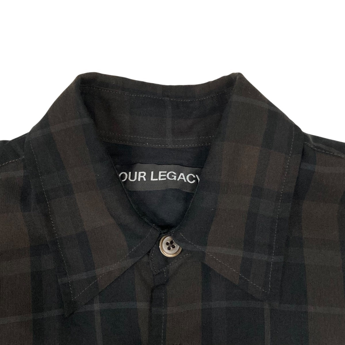 OUR LEGACY(アワーレガシー) 25SSBorrowed Shirt Black Sheer