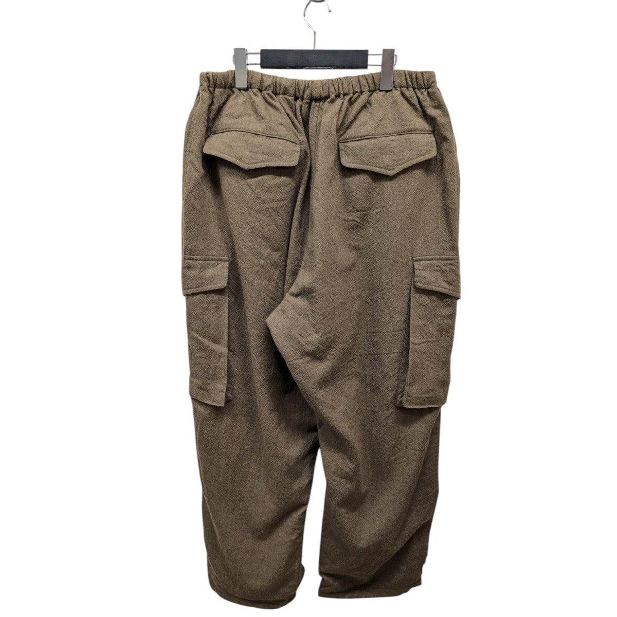 comoli 縮絨ウール6Pパンツ カーゴパンツ サイズ3 COMOLI KHAKI縮絨